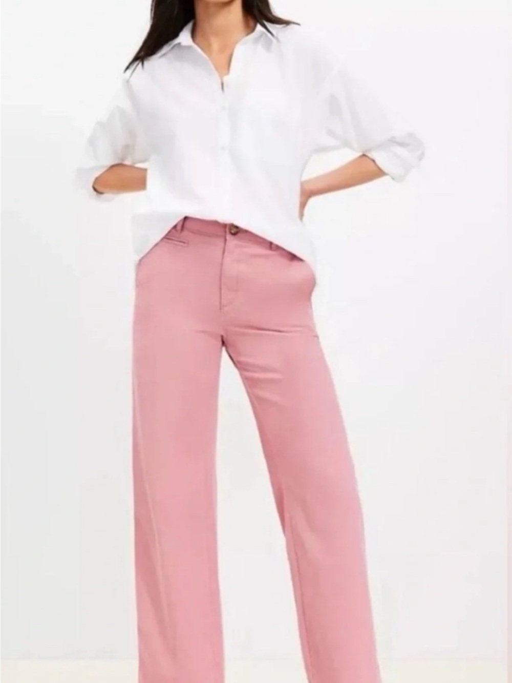 LOFT the Monroe wide leg pants